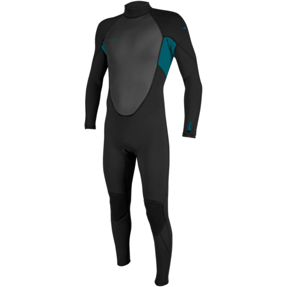 2026 O'Neill Junior Reactor-2 3/2mm Back Zip Wetsuit 5044B - Black / Tide Pool